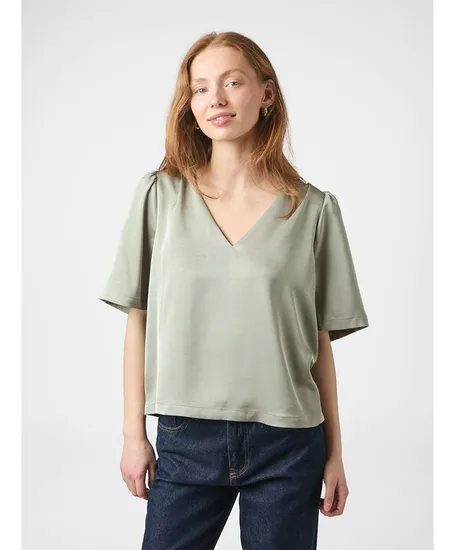 Neo Noir Top Largo Heavy Sateen