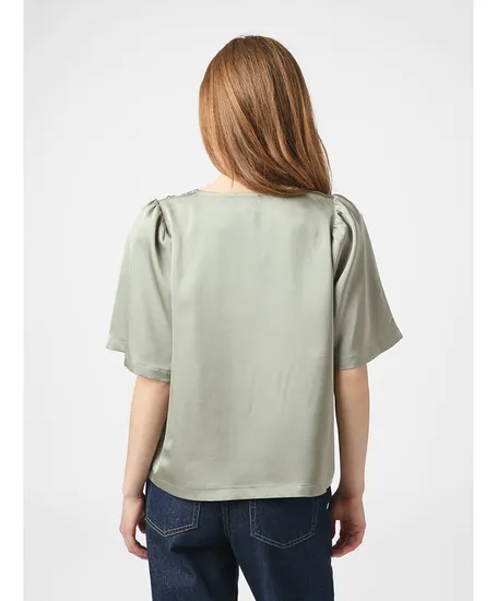 Neo Noir Top Largo Heavy Sateen