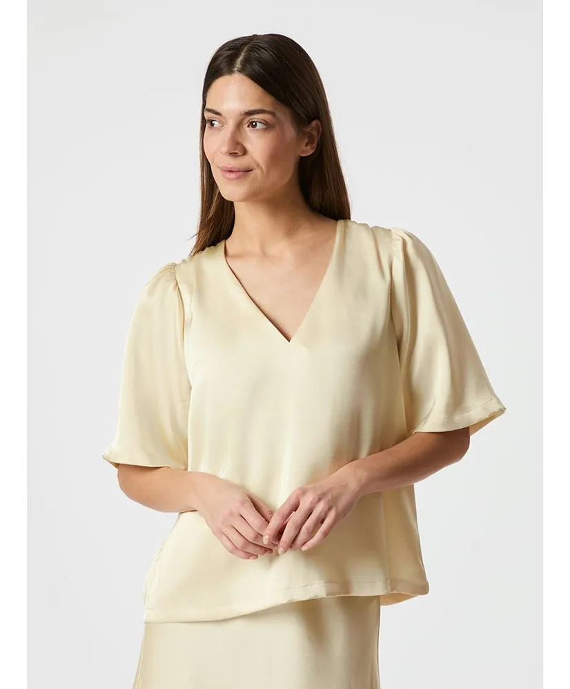 Neo Noir Top Largo Heavy Sateen