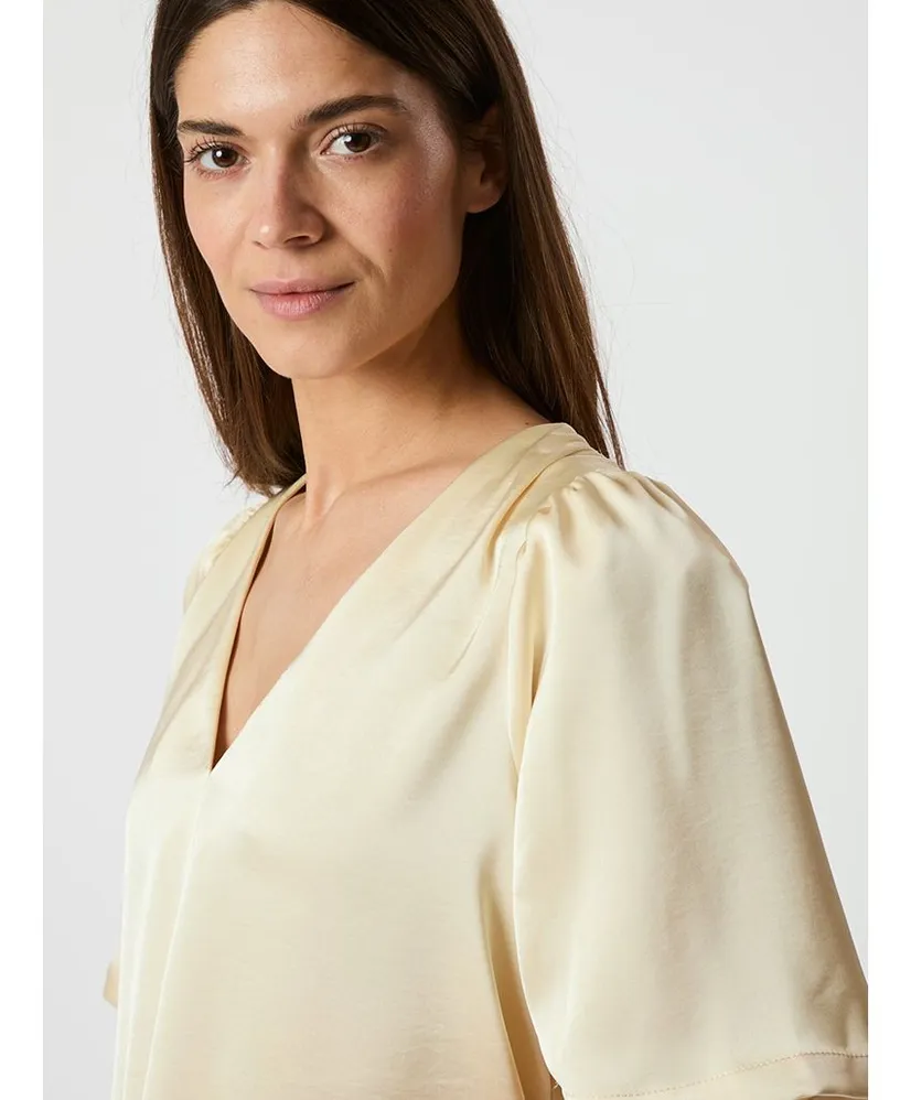 Neo Noir Top Largo Heavy Sateen