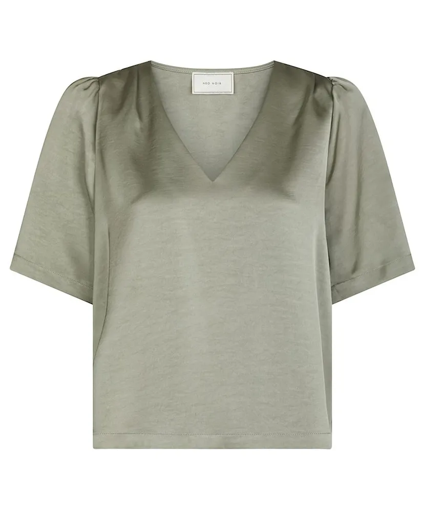 Neo Noir Top Largo Heavy Sateen