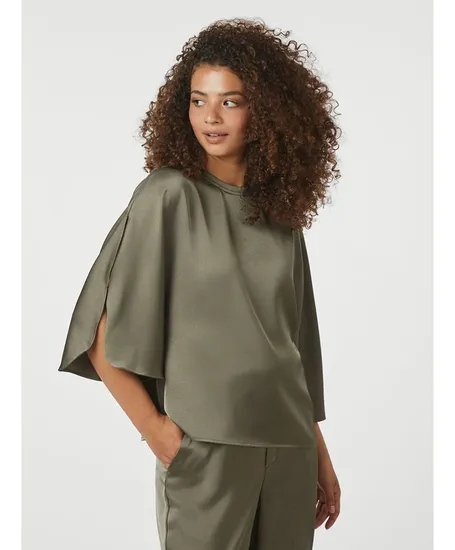 Neo Noir Top Liora Heavy Sateen