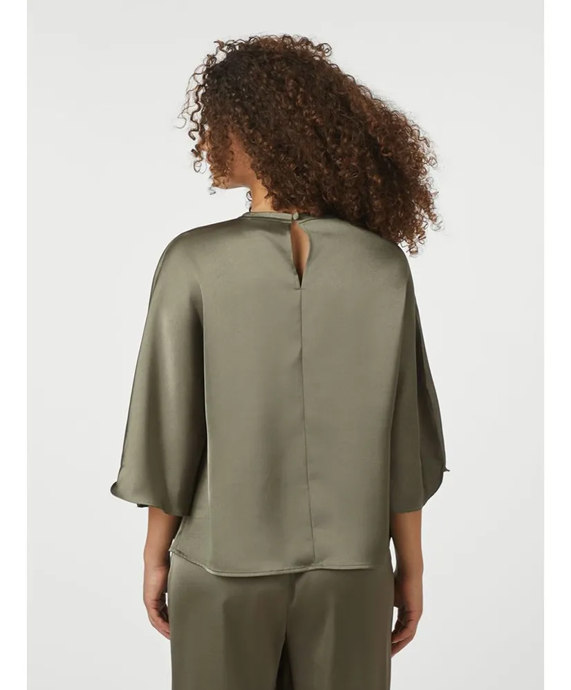 Neo Noir Top Liora Heavy Sateen