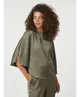 Neo Noir Top Liora Heavy Sateen