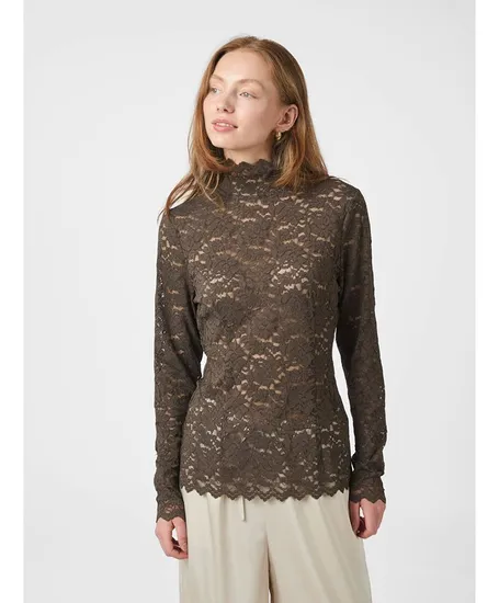 Neo Noir Top Liza Laceflower