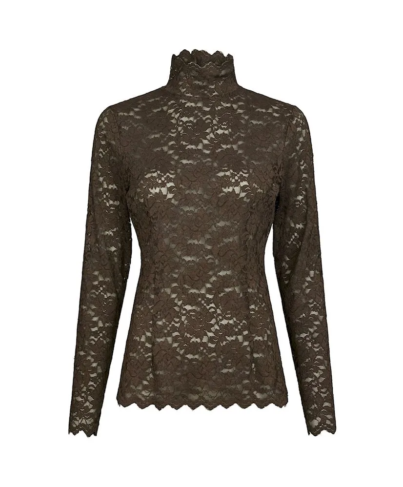 Neo Noir Top Liza Laceflower