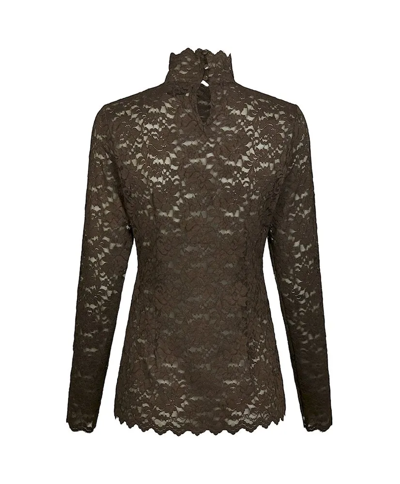 Neo Noir Top Liza Laceflower