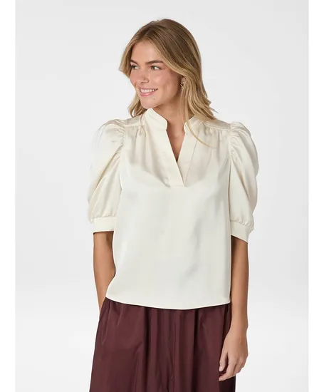 Neo Noir Top Roella Heavy Sateen