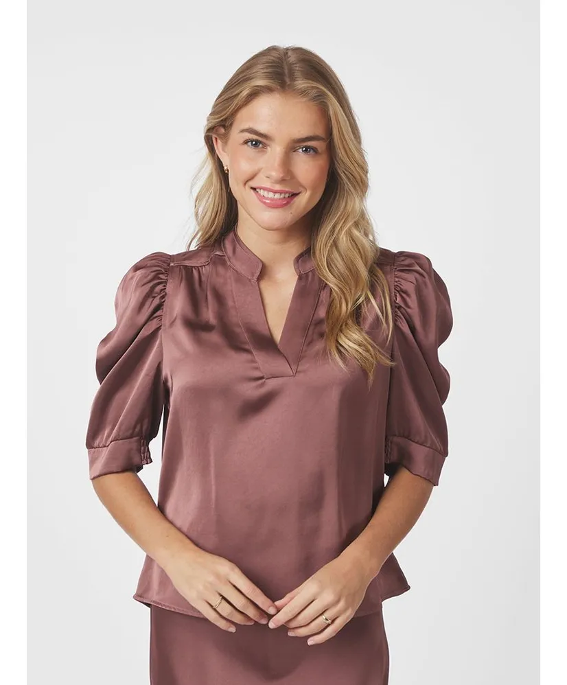 Neo Noir Top Roella Heavy Sateen