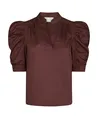 Neo Noir Top Roella Poplin