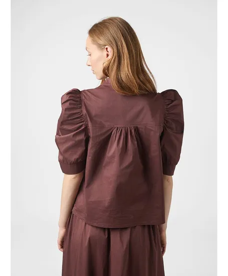 Neo Noir Top Roella Poplin