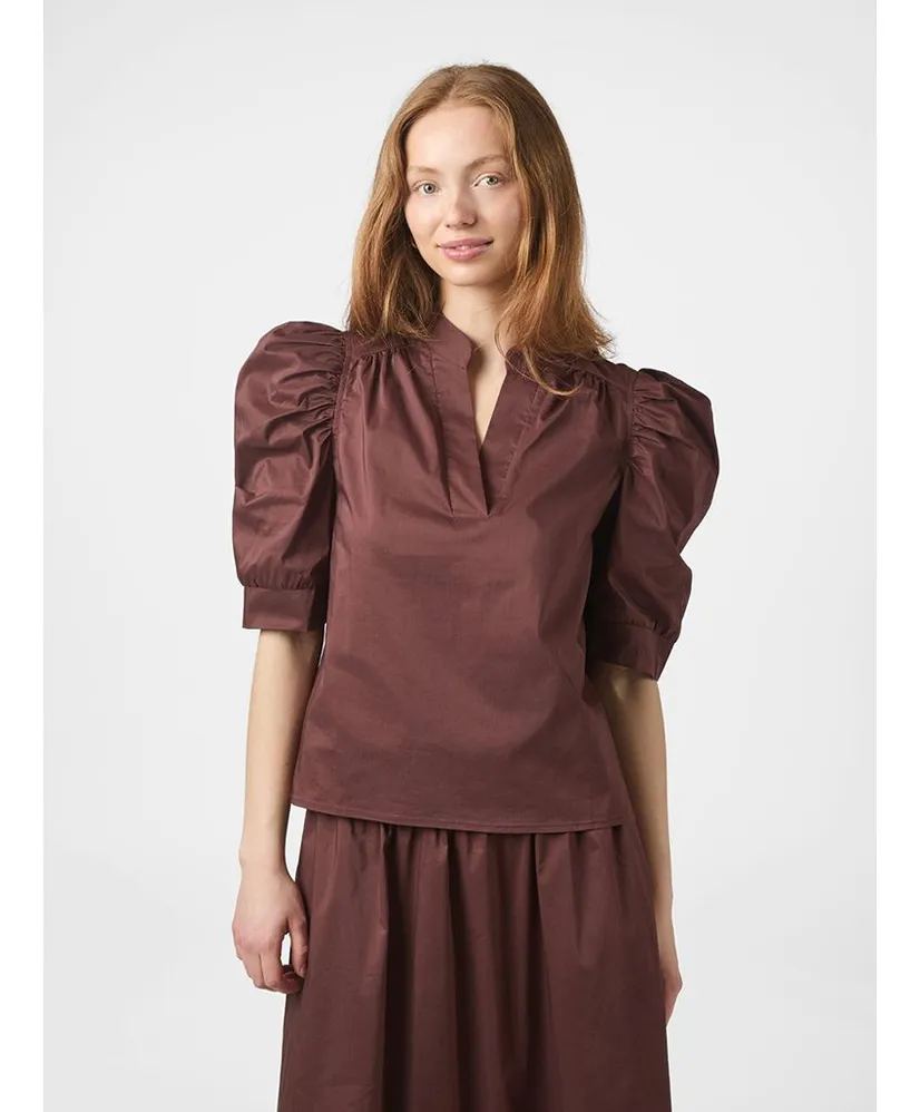 Neo Noir Top Roella Poplin