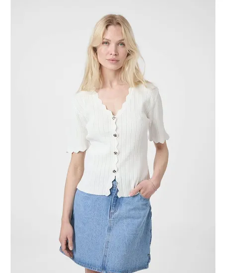 Neo Noir Top Stitch Knit Larifa