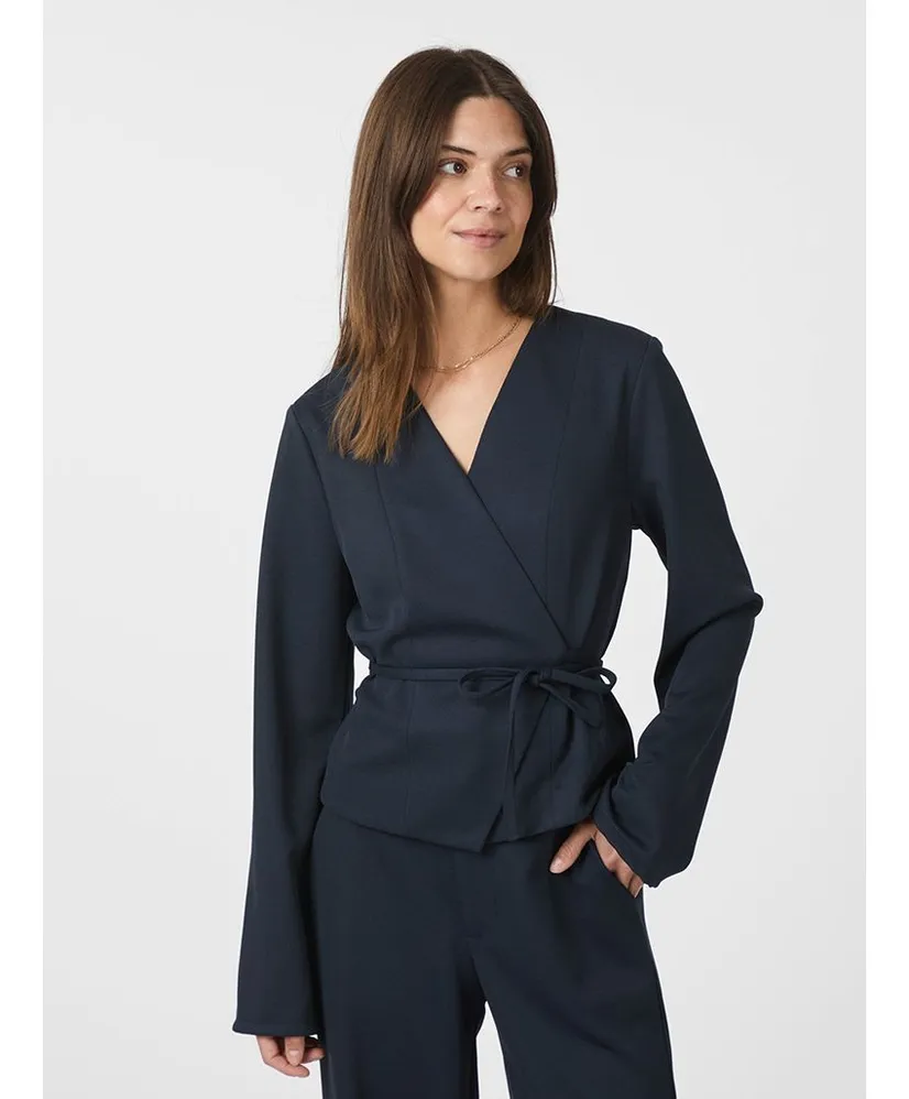 Neo Noir Wrap Top Simmi