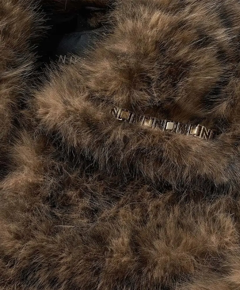 NIKKIE Faux Fur Jas Leiden