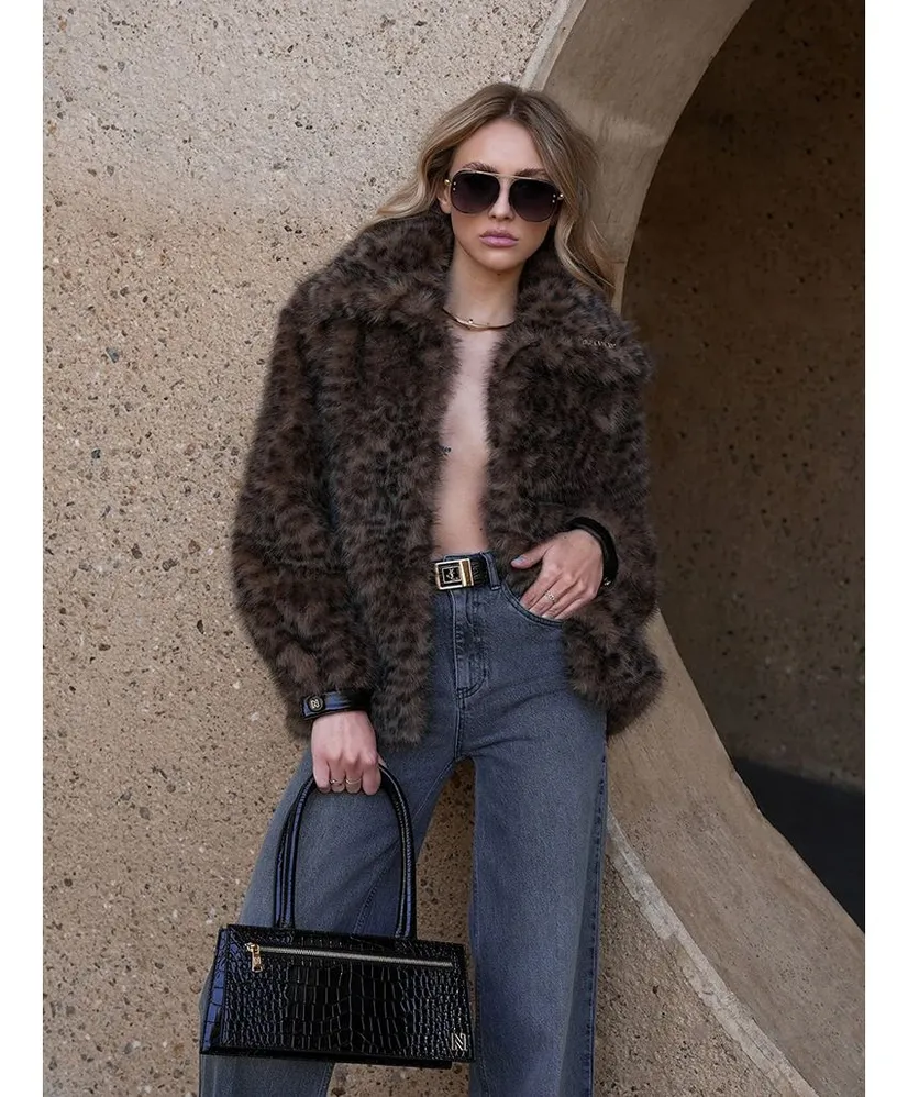 NIKKIE Faux Fur Jas Leiden