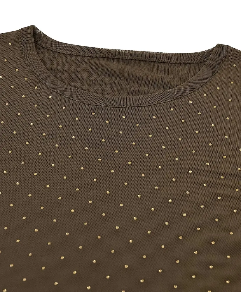 NIKKIE Top Linne Gold