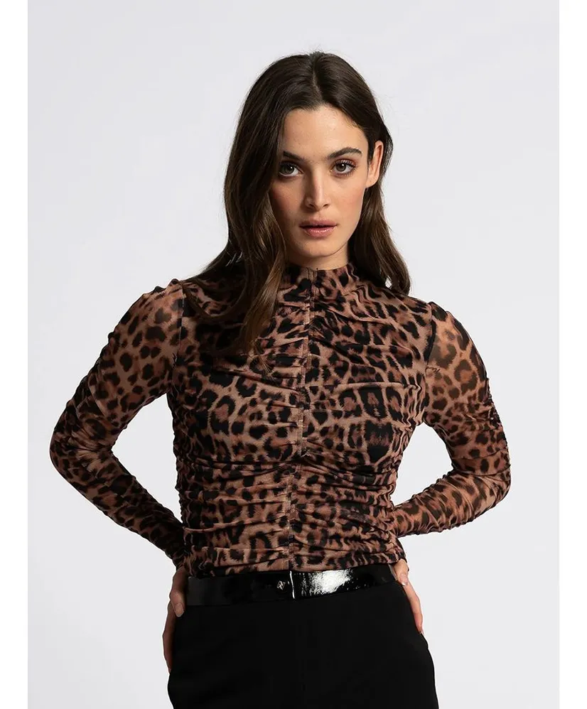 NIKKIE Top Luck Leopard