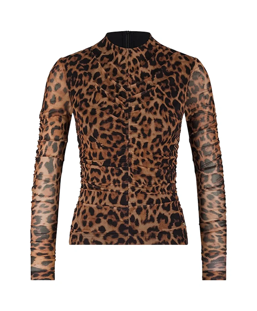 NIKKIE Top Luck Leopard