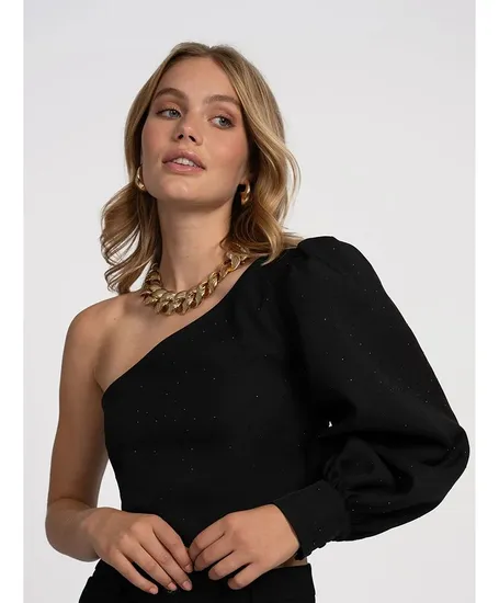 NIKKIE x Anna Nooshin One Shoulder Top Kano