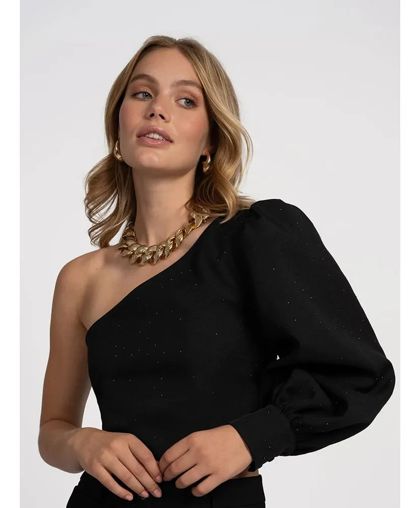 NIKKIE x Anna Nooshin One Shoulder Top Kano