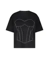 NIKKIE x FRANKA VEDDER T-shirt Strass Bustier