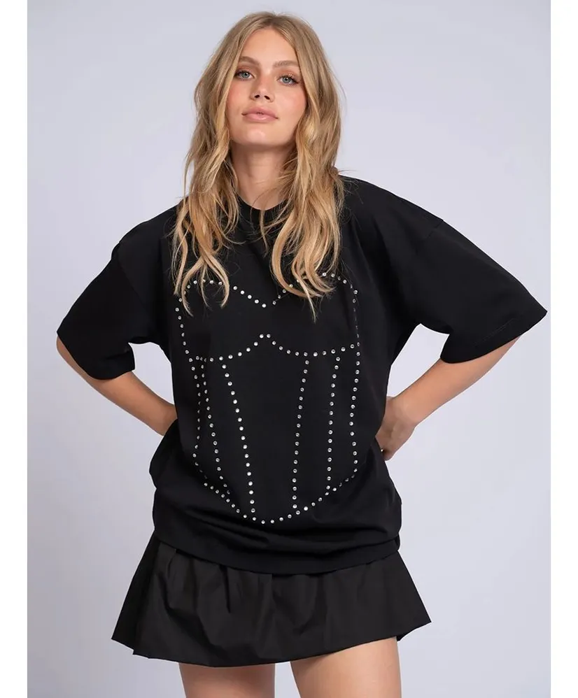 NIKKIE x FRANKA VEDDER T-shirt Strass Bustier