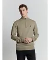 No Excess Half Zip Trui Effen