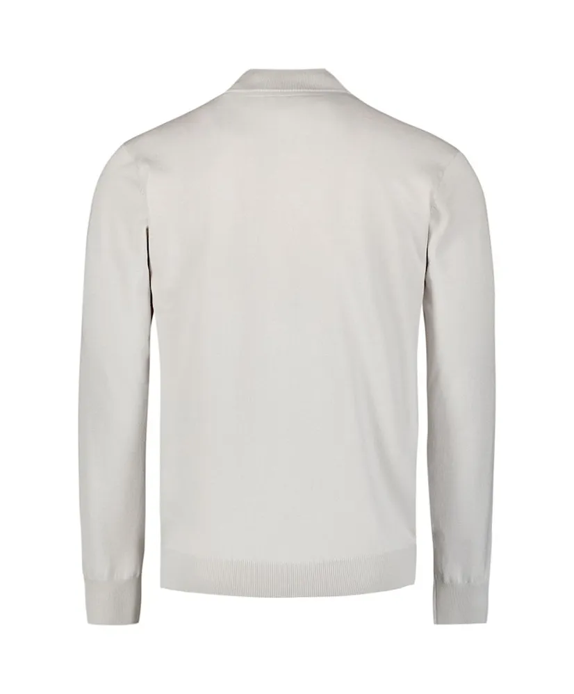 No Excess Half Zip Trui Effen