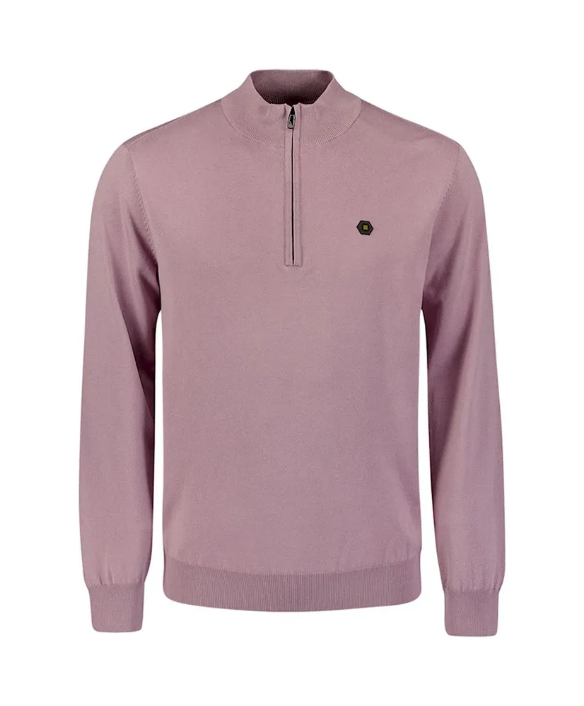 No Excess Half Zip Trui Effen