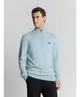 No Excess Half Zip Trui Effen