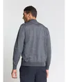 No Excess Half Zip Trui Gemêleerd