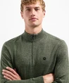 No Excess Half Zip Trui Gemêleerd