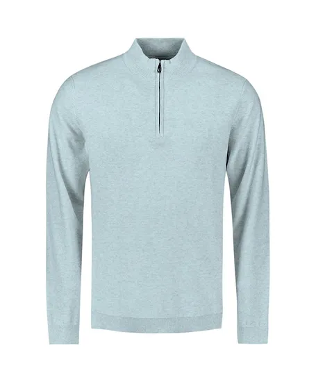 No Excess Half Zip Trui Gemêleerd
