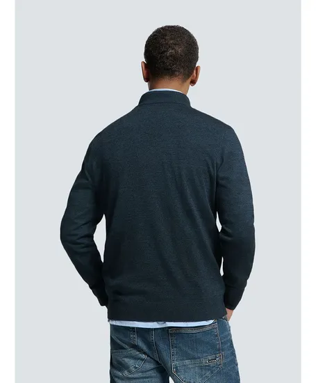 No Excess Half Zip Trui Gemêleerd