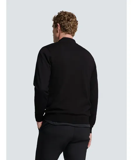No Excess Half Zip Trui Gemêleerd