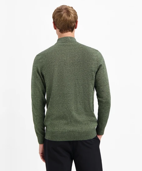 No Excess Half Zip Trui Gemêleerd
