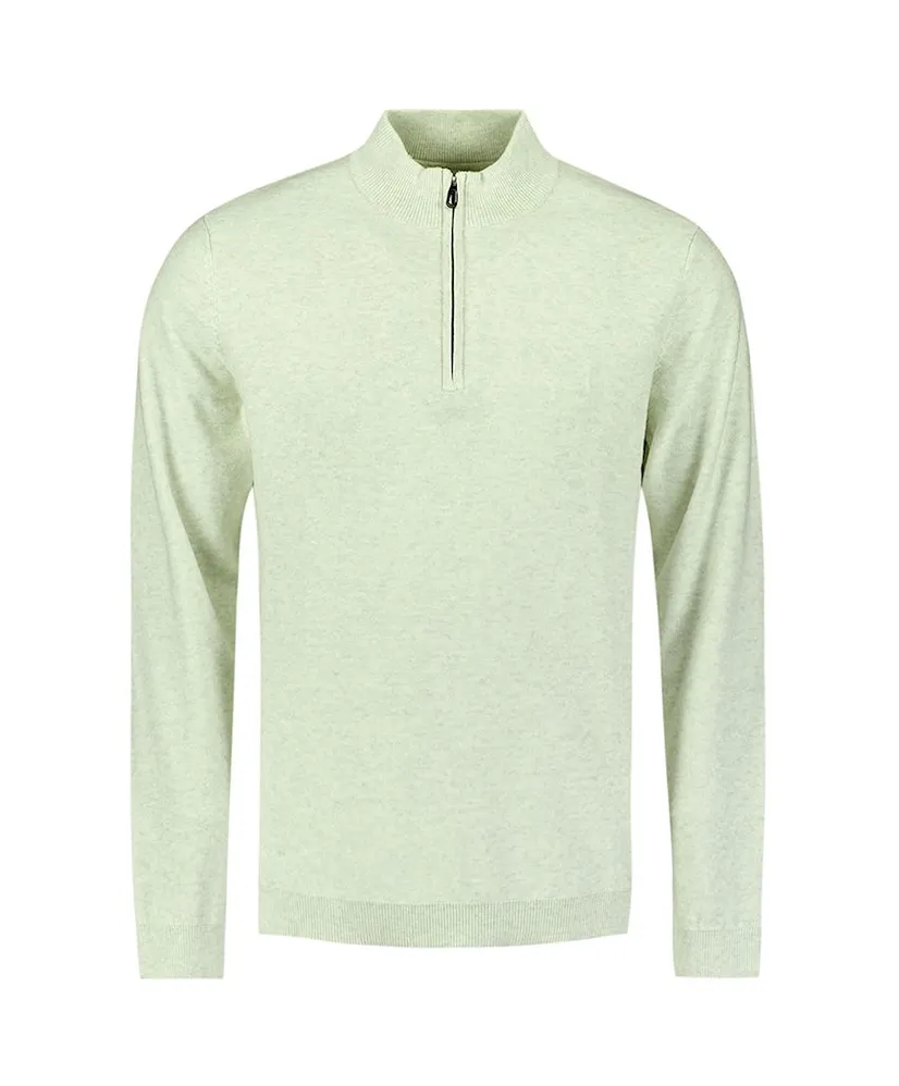 No Excess Half Zip Trui Gemêleerd