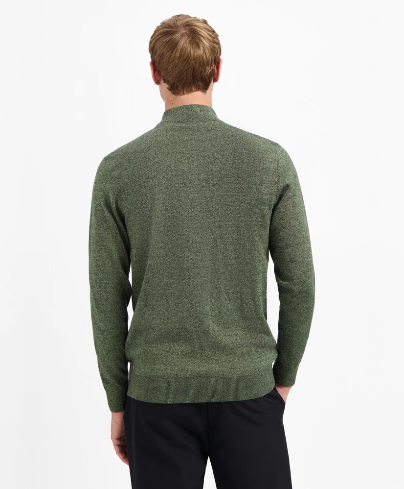 No Excess Half Zip Trui Gemêleerd