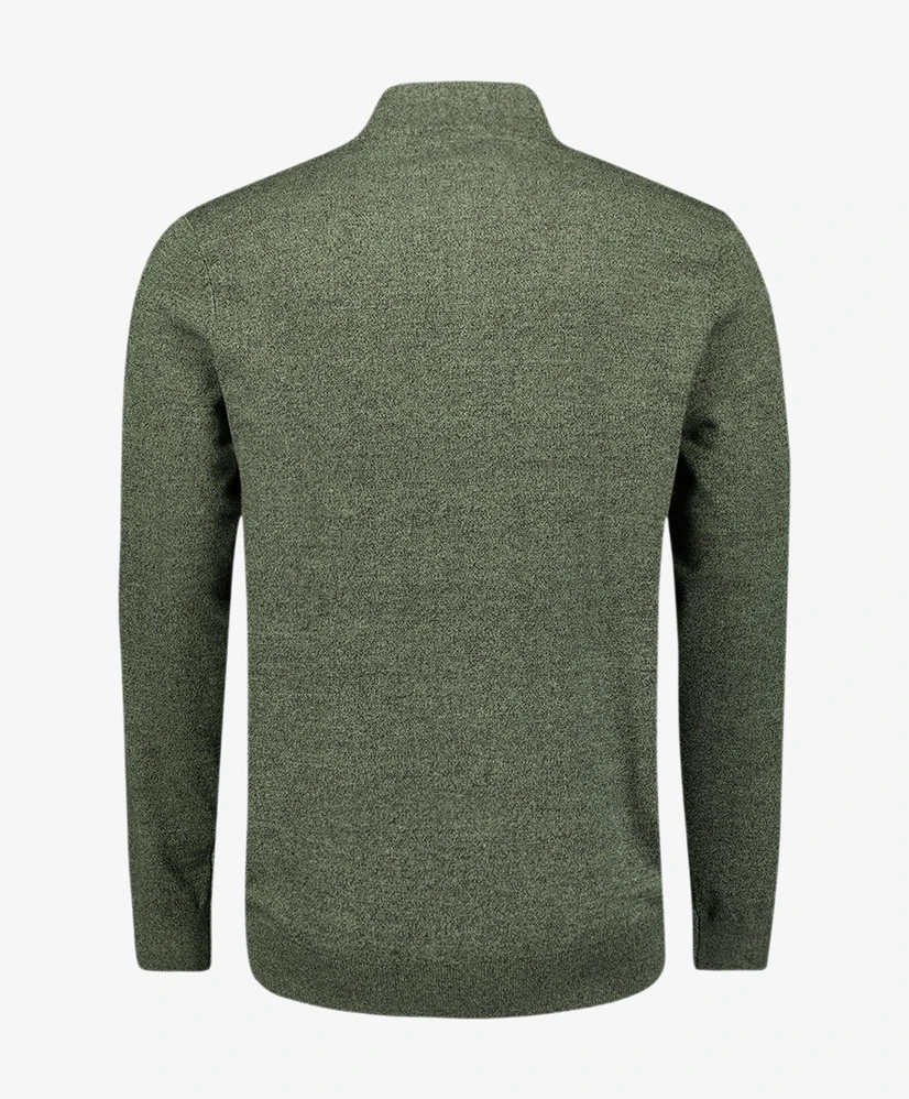 No Excess Half Zip Trui Gemêleerd