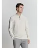No Excess Half Zip Trui Gemêleerd