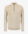 No Excess Half Zip Trui Rib