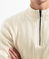 No Excess Half Zip Trui Rib
