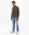 No Excess Half Zip Trui Rib