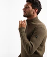 No Excess Half Zip Trui Rib