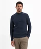 No Excess Half Zip Trui Rib