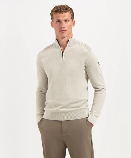 No Excess Half Zip Trui Structure