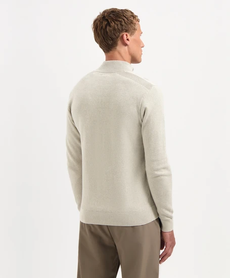No Excess Half Zip Trui Structure
