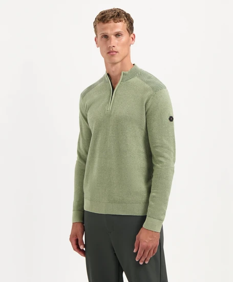 No Excess Half Zip Trui Structure