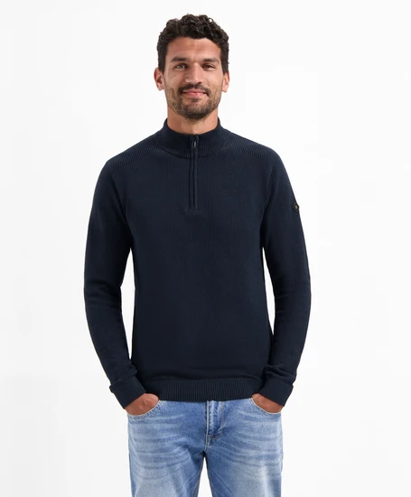 No Excess Half Zip Trui Structure